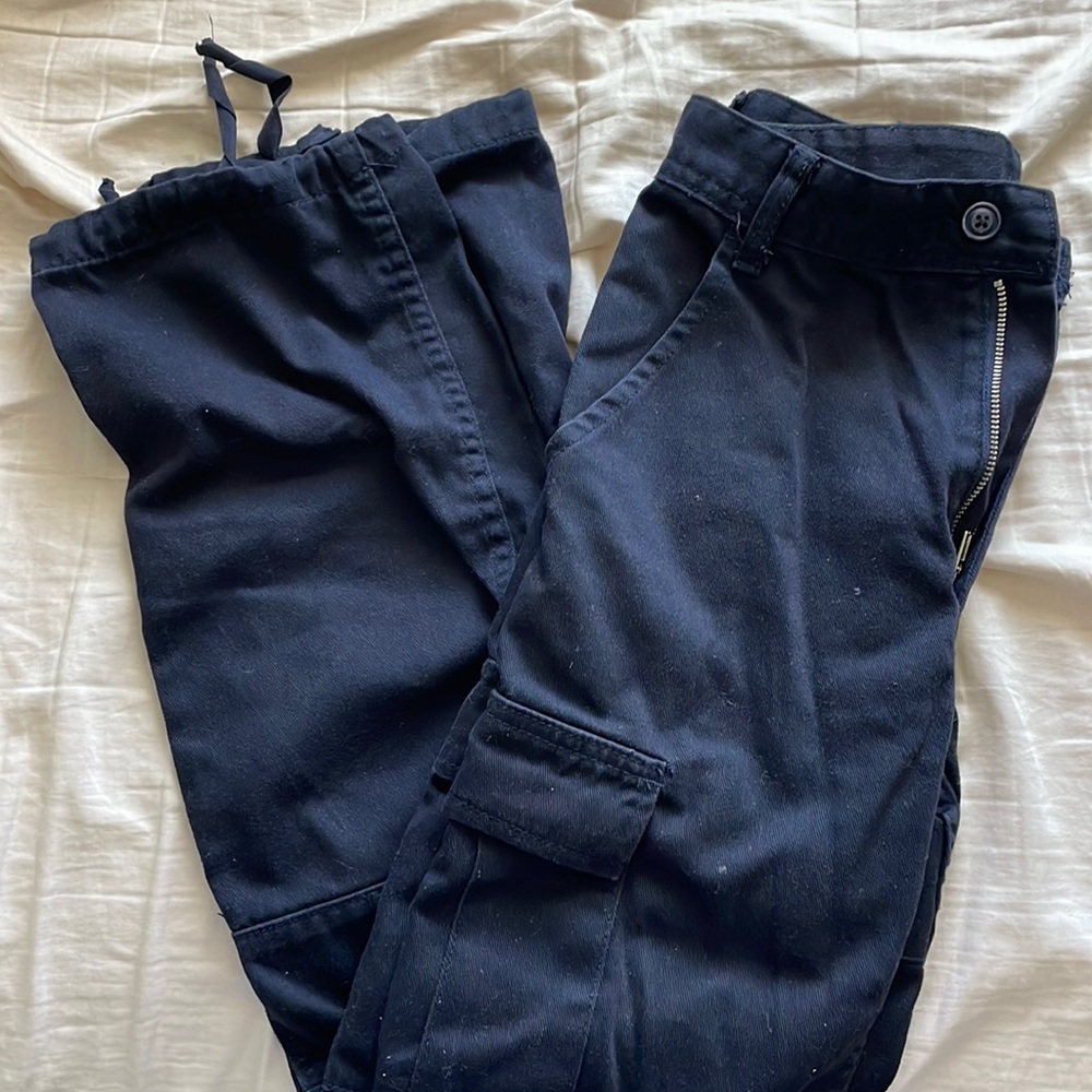 Brandy Melville cargo pants navy blue